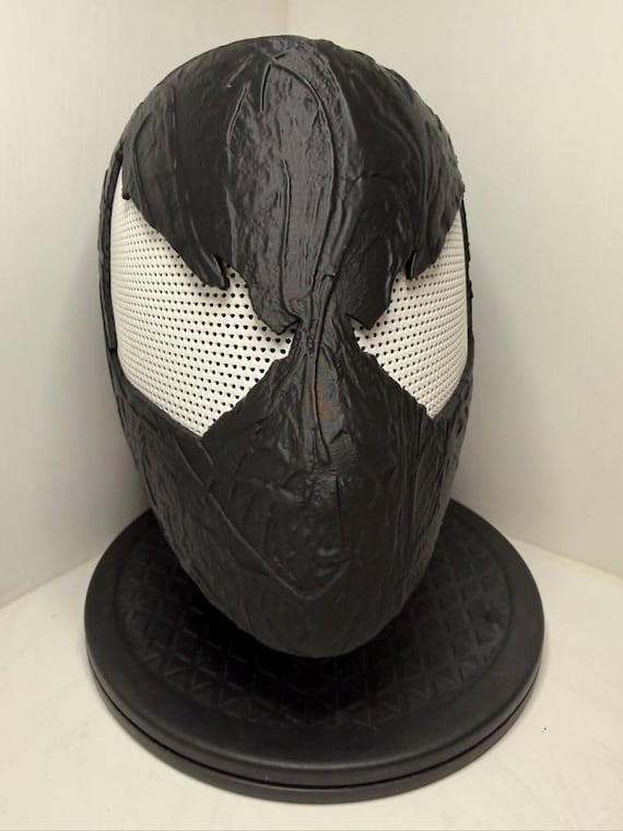 Symbiote Spider-Man Helmet, Black Suit Spider Man Mask, Venom Spider-Man Cosplay, Marvel Cosplay Helmet, 3D Printed Spiderman Costume
