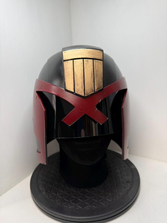 Judge Dredd Helmet 2012, Dredd Cosplay Helmet, 3D Printed Judge Helmet, Mega City One Prop, Comic Con Costume, Movie Helmet