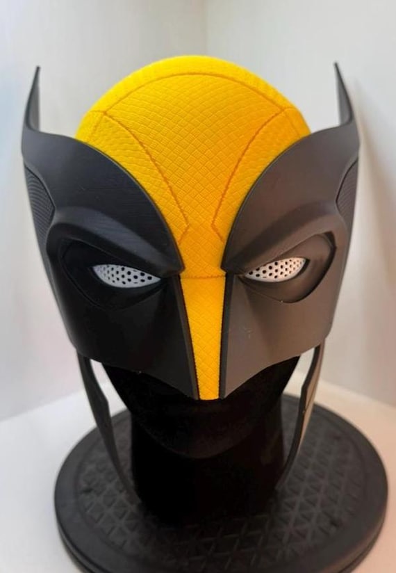 Wolverine Mask Helmet, Logan Cosplay Mask, Marvel Wolverine Costume, X-Men Movie Prop, Comic Con Wearable Mask, 3D Printed Wolverine