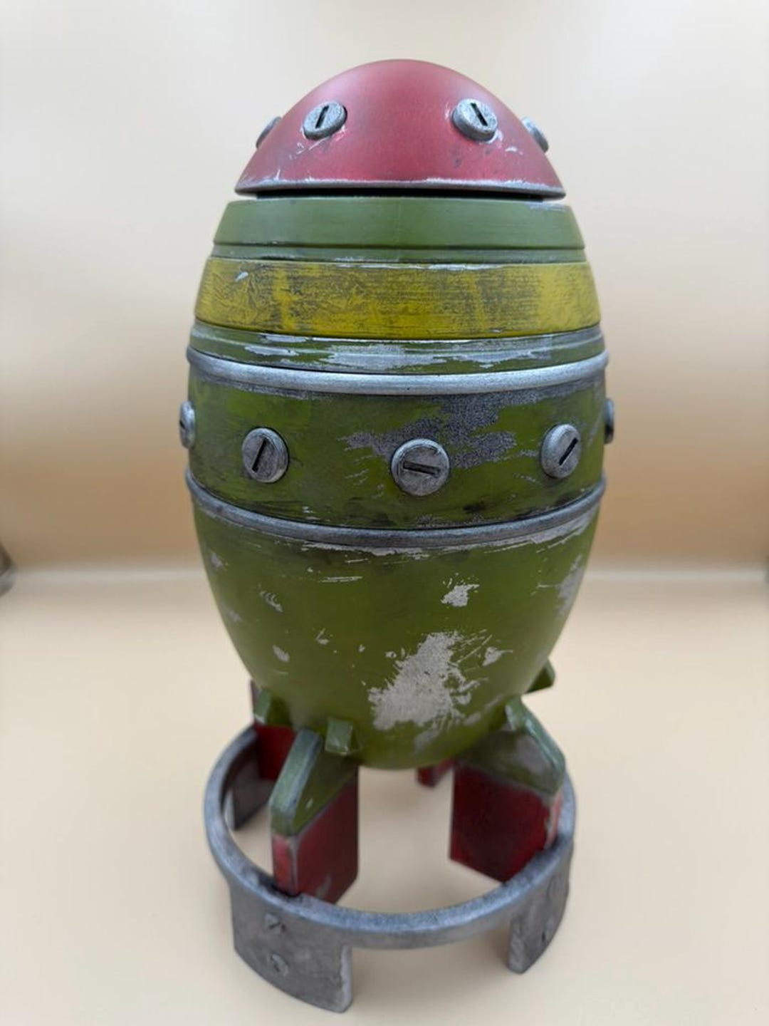 Fallout Mini Nuke Container – Weathered Storage Prop | 3D Printed - Etsy