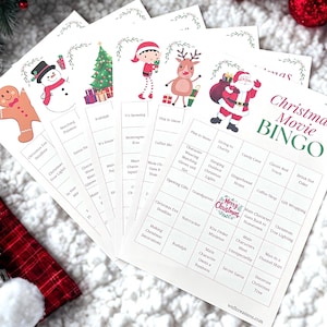 Christmas Movie Bingo Cards