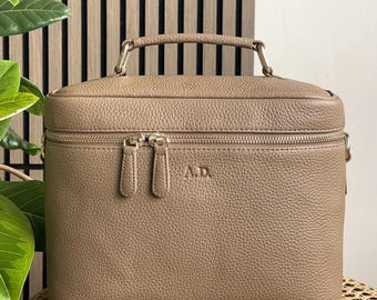 Authentic Louis Vuitton Golf Ball Case, Monogram Canvas Accessory