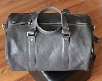 Leather weekender bag - Leather travel bag - Leather overnight bag - Mens duffel bag - Travel bag womens - Mens leather weekend bag - Travel
