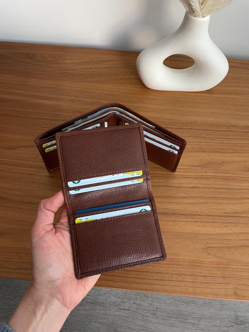 Custom Leather Wallet for Men - RFID Bifold Wallet with Optional Coin Pouch & Removable ID Flap - Personalized - Gift for Him, Dad, Husband image 18
