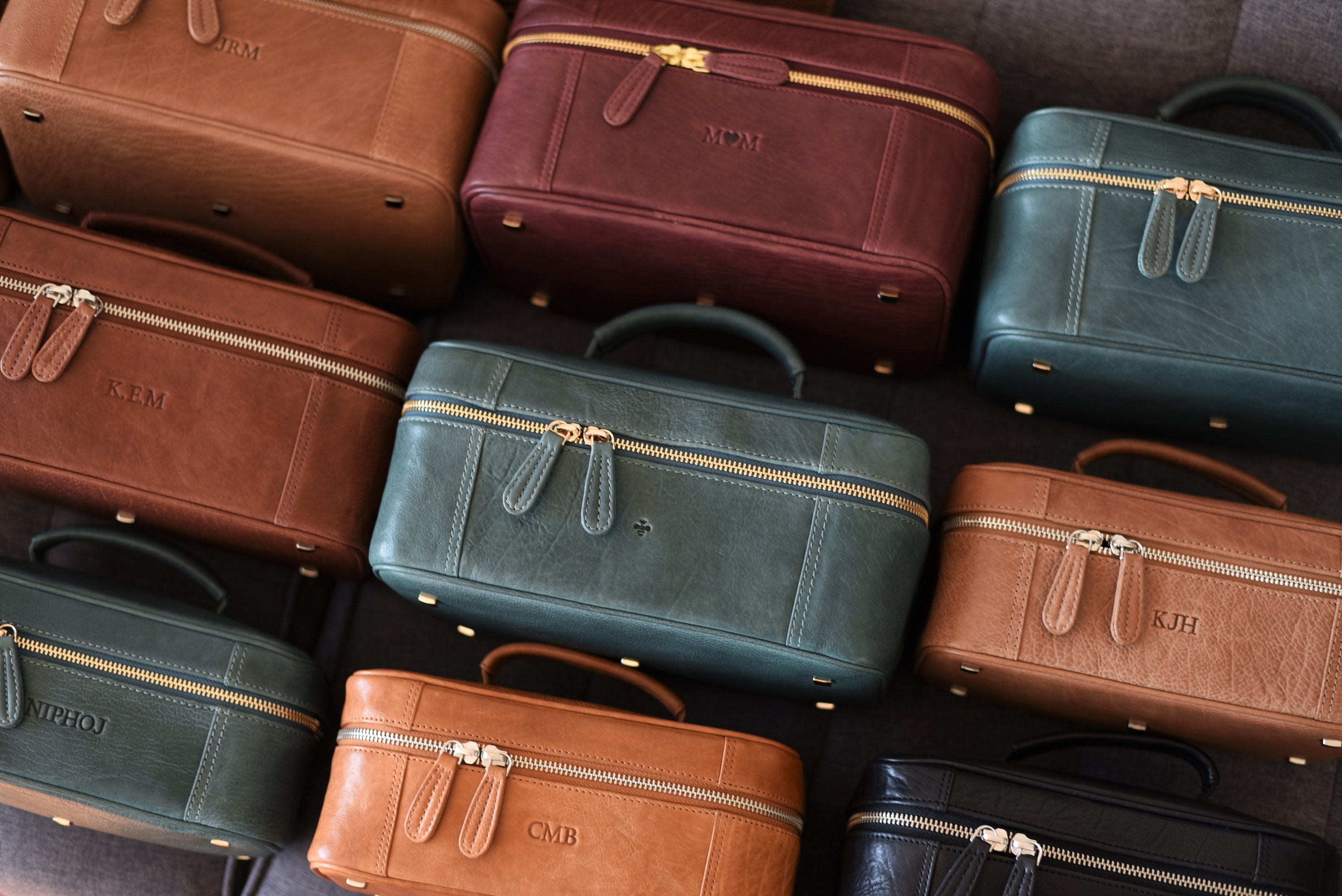 Leather Toiletry Bag Men Personalized Mens Toiletry Bag Etsy