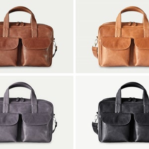 OOPSIE With BEAUTY IMPERFECTIONS Leather Laptop Bag Men - Etsy