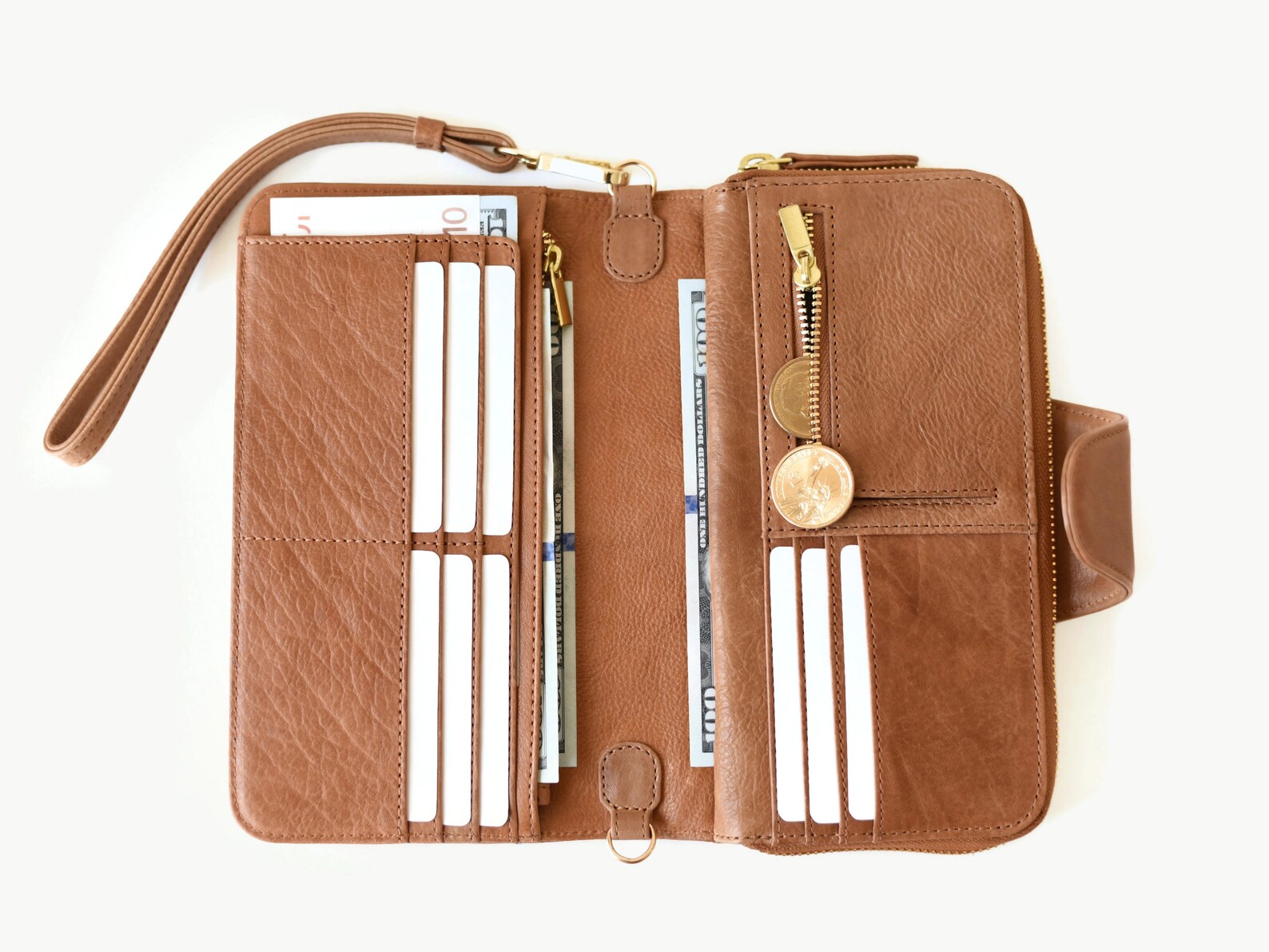 Women's crossbody leather wallet Small crossbody bag Etsy