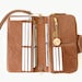 Women's crossbody leather wallet - Small crossbody bag leather - Travel wallet - Crossbody purse - iPhone 12 / 13 Pro Max - Personalized 