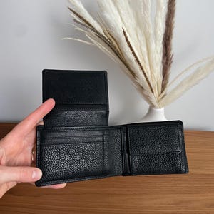 Custom Leather Wallet for Men - RFID Bifold Wallet with Optional Coin Pouch & Removable ID Flap - Personalized - Gift for Him, Dad, Husband image 10