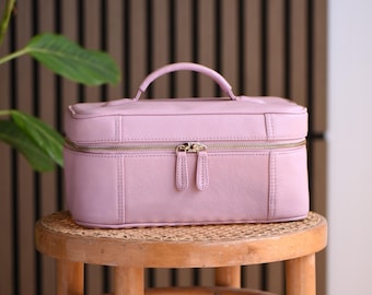 希少 新品未使用  ジャスパー ピンク 小物入れ Discreet sex toy storage - Leather bag for adult toys