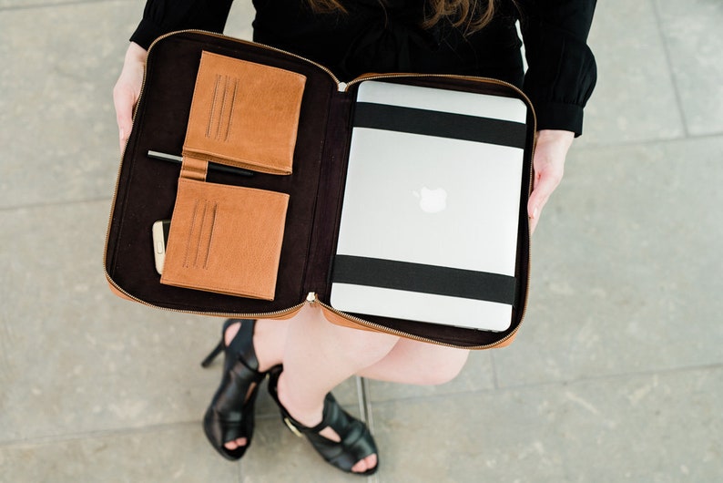 Leather Laptop Sleeve 13 Inch Leather Laptop Case 14 Inch Etsy