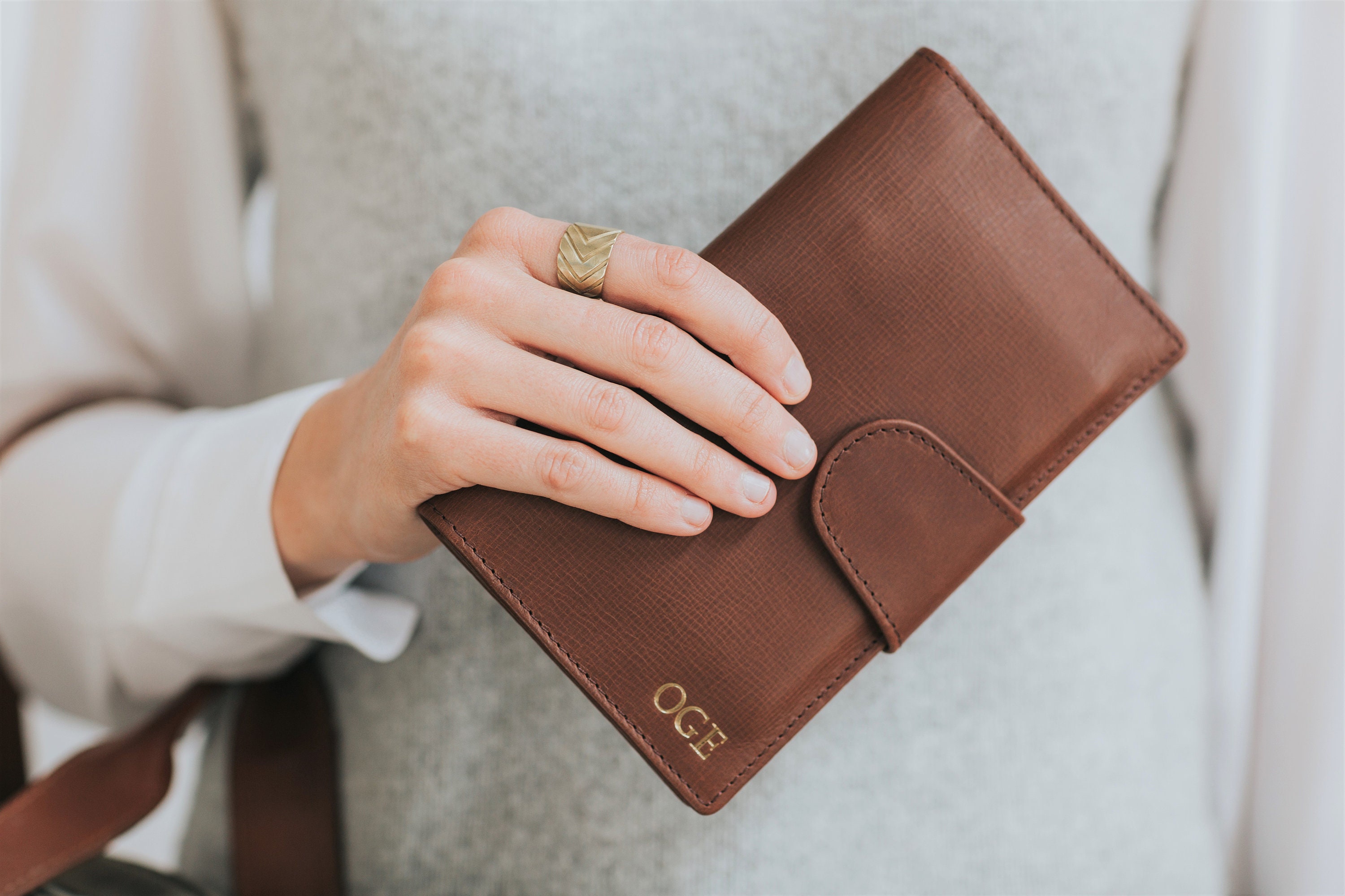 Leather passport wallet Leather phone wallet Travel wallet Etsy