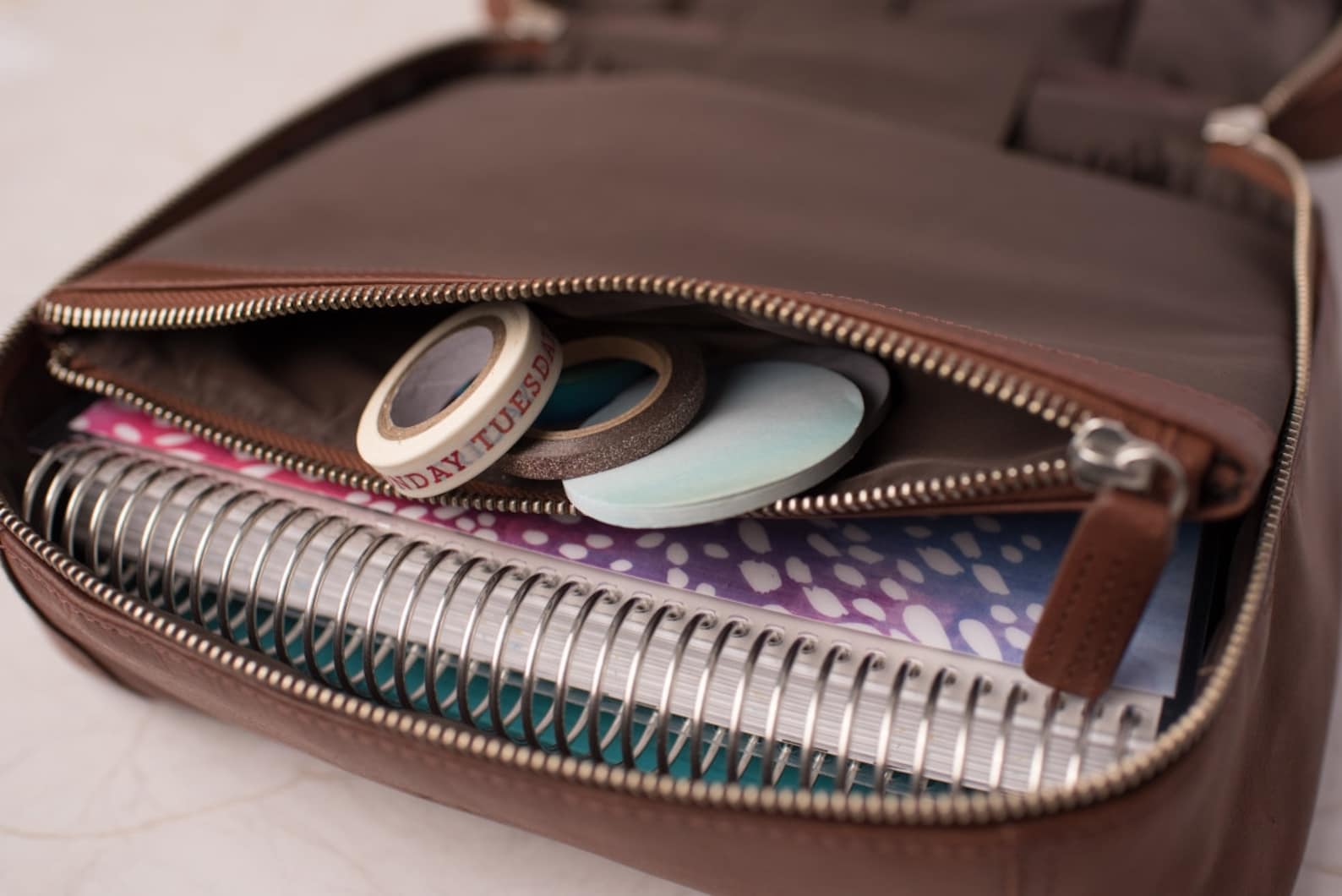Planner Bag Leather Planner Accessories Personalized Etsy