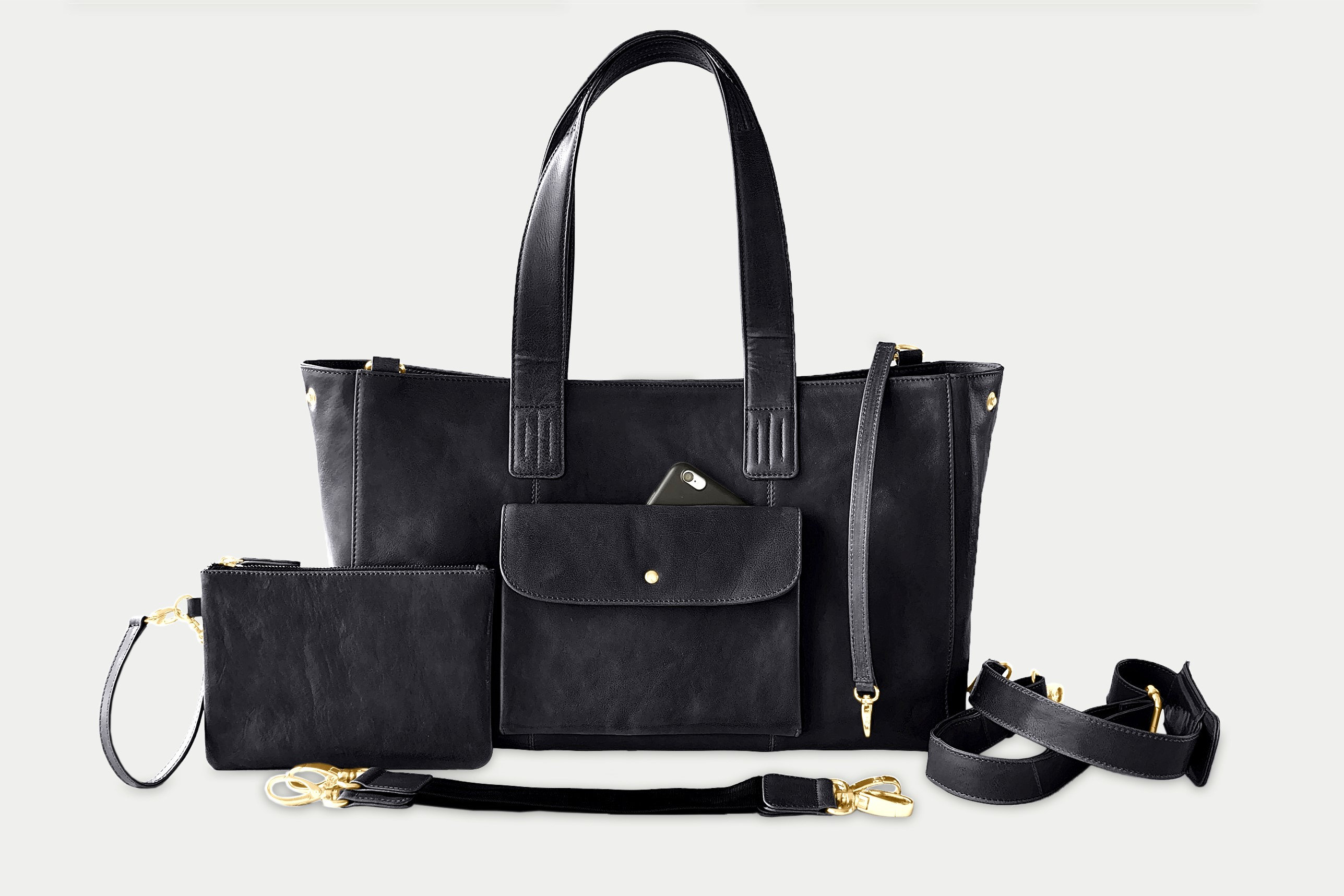 OOPSIE - Leather tote bag - Beauty Imperfections
