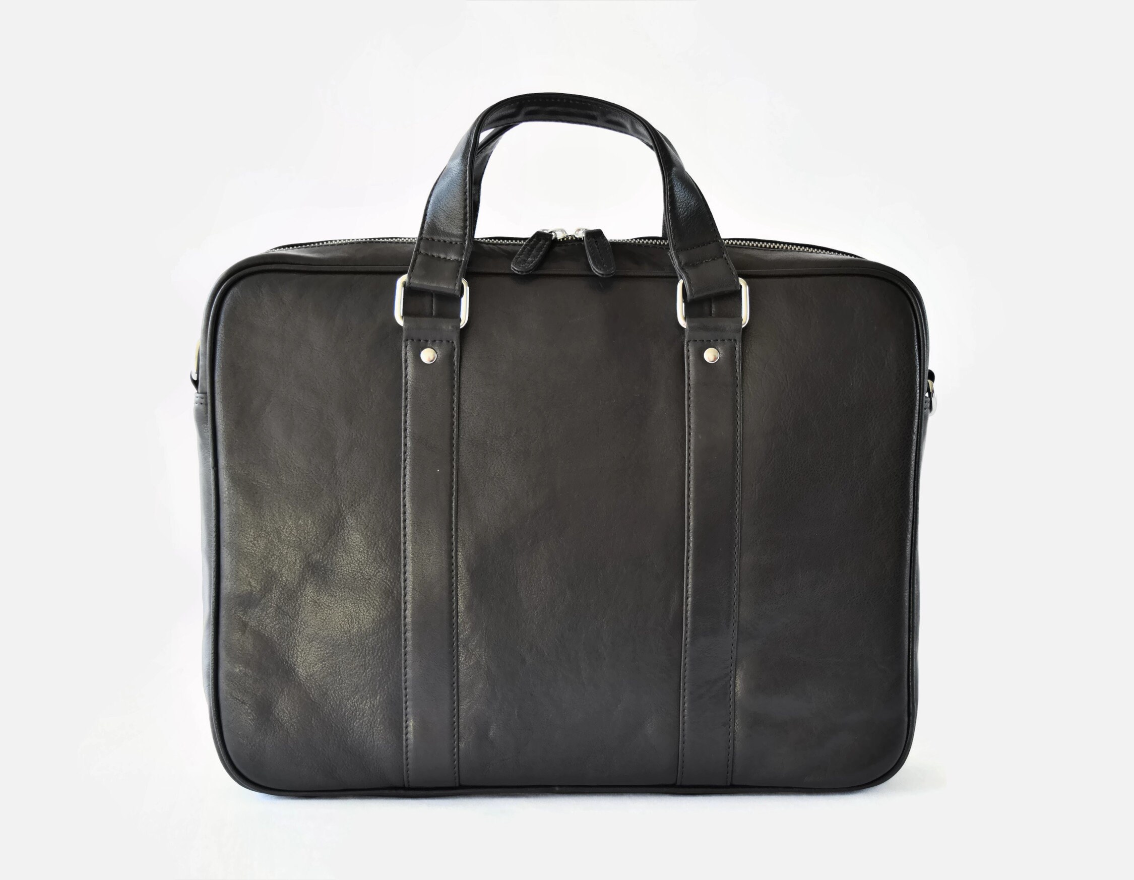 Leather Messenger Bag Men Laptop Bag 