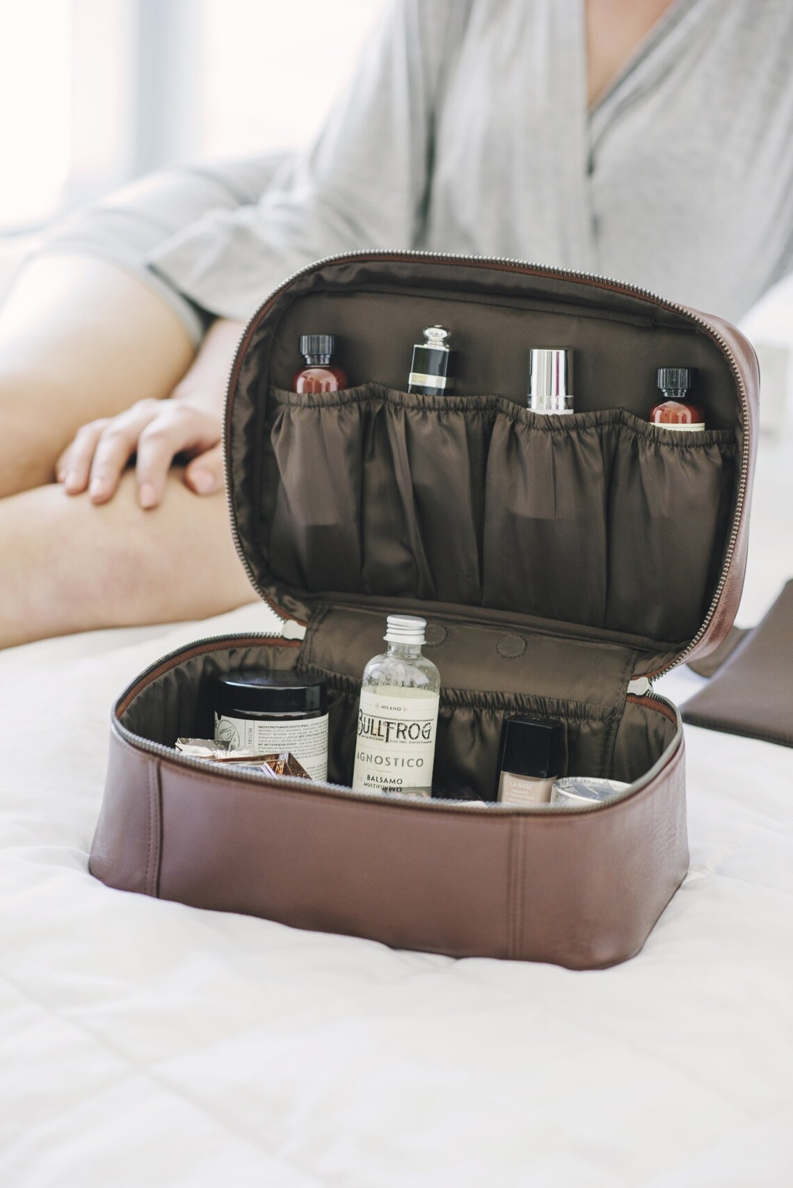 custom mens toiletry bag