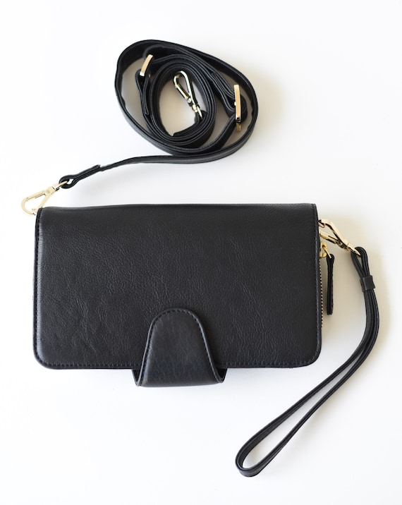 iPhone Crossbody Leather Wallet