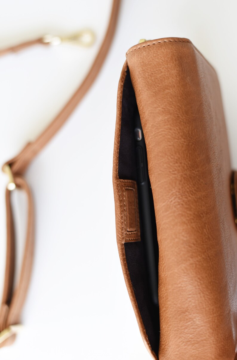 Women's Crossbody Leather Wallet Small Crossbody Bag Etsy