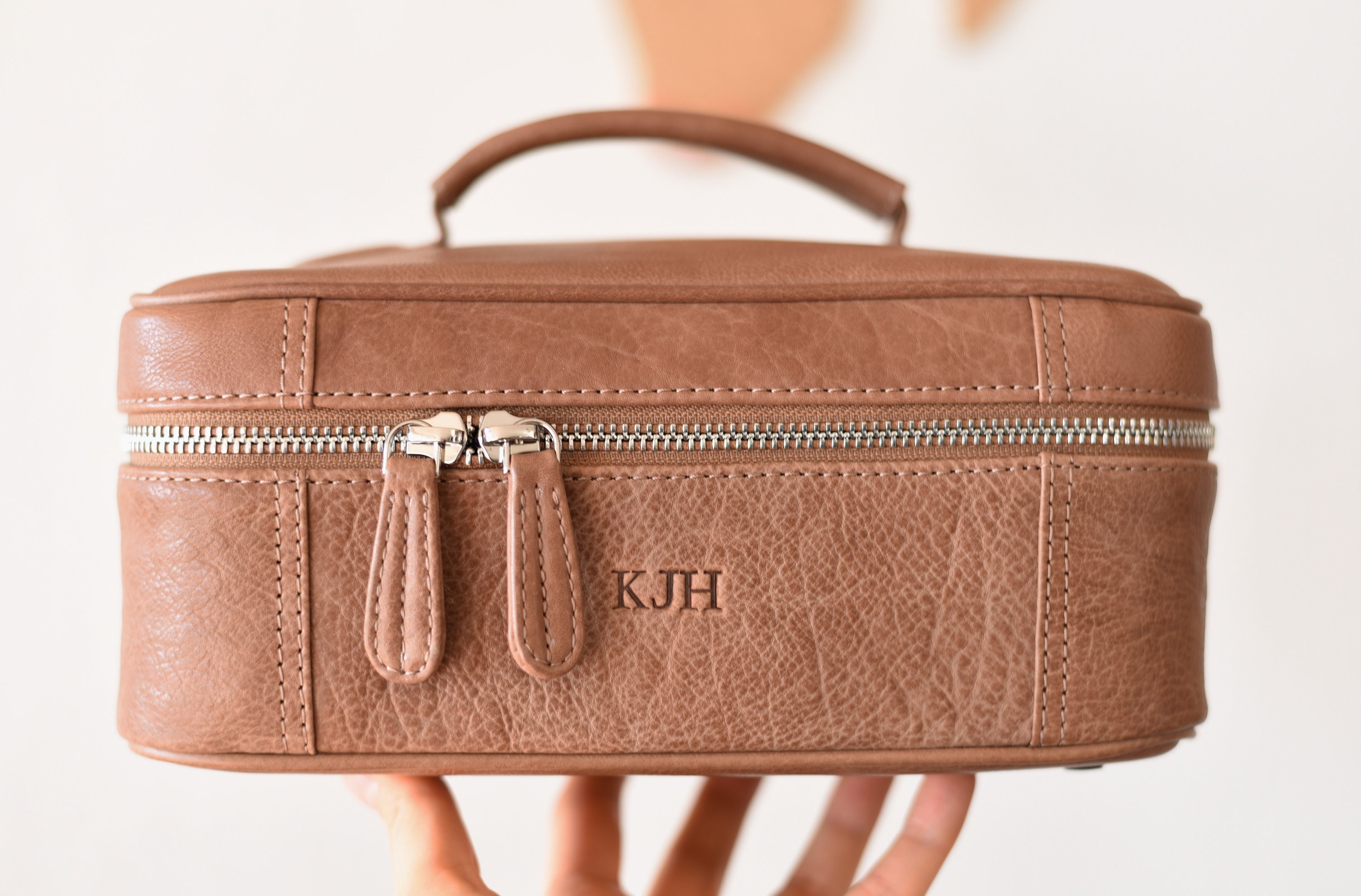 Monogrammed Large Toiletry Bag Shaving Bag Leather Leather Etsy Australia