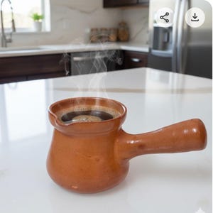 Handgemachter  Kaffeekocher