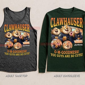 Clawhauser Zootopia Shirt, 90er Jahre Vintage Retro Bootleg Cheetah Cop T-Shirt, Donut Liebhaber Grafik T-Shirt, Retro Tier Held Shirt Bild 5