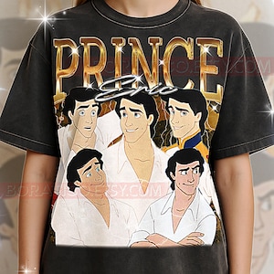 Camiseta del Príncipe Eric, camiseta vintage con el personaje clásico de la animación Prince, estilo retro de los 90, suéter del Príncipe Eric