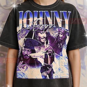 Johnny Depp T-Shirt, Vintage Schauspieler Star Legend Artist T-Shirt, 90er Jahre Retro Throwback, Johnny Depp Pullover
