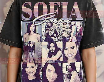 ソフィア・カーソンTシャツ、ヴィンテージ女優・歌手・スターパフォーマーTシャツ、90年代レトロスローバック、ソフィア・カーソンセーター