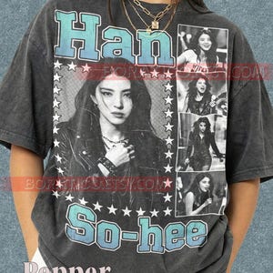 Han So-Hee Comfort Colors® Shirt, Han So-Hee Vintage-T-Shirt, Han So-Hee 90er-Jahre-T-Shirt, Retro-T-Shirt, Klassisches Bootleg, Koreanisch, Model, Talent