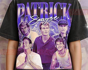 Patrick Swayze T-Shirt, Vintage Actor Star Legend Performer Tee, 90s Retro Throwback, Patrick Swayze Sweater