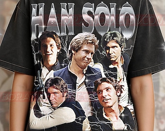 Han Solo Bootleg Shirt, Vintage Smuggler Hero Str Wrs Character Tee, 90s Retro Throwback T-shirt, Han Solo Sweater