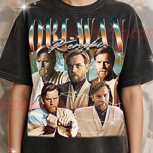 Obi Wan Vintage Bootleg Shirt - Etsy