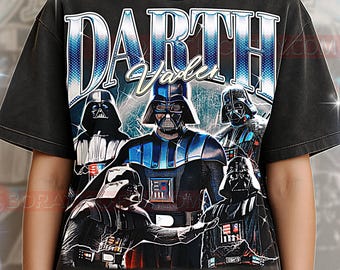 Camiseta de Darth Vader, camiseta vintage de Lord Sith, villano del lado oscuro, estrella, estilo retro de los 90, suéter de Darth Vader