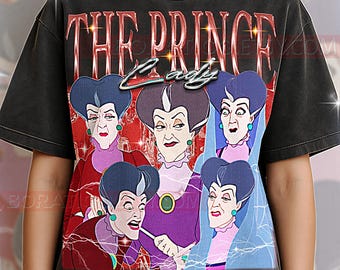 Camiseta de Lady Tremaine, camiseta vintage con la estrella animada de Cenicienta, estilo retro de los 90, suéter de Lady Tremaine