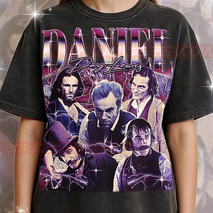 Maglietta Daniel Day-Lewis, maglietta vintage da attore, leggenda, stile anni '90, maglione Daniel Day-Lewis