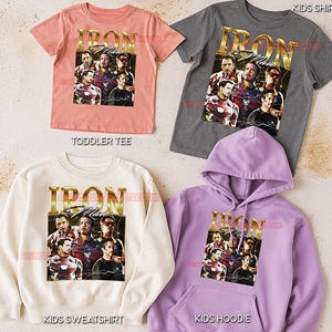 Iron Man 90s Vintage Retro Bootleg Shirt, Armored Superhero Graphic Tee, Billionaire Hero Fan Apparel image 3
