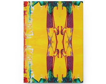 Colorful Abstract Art Hardcover Journal – Lined Pages