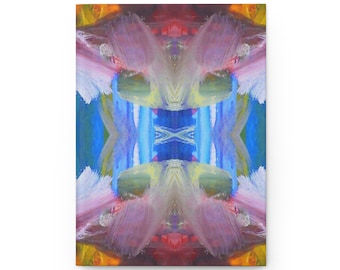 Abstract Art Hardcover Journal – Colorful Lined Notebook