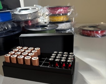 AA/AAA battery storage box
