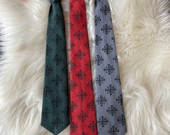 AMDG Ties Custom Size Faith Collection Catholic