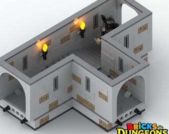 LEGO Castle Corridor Spike Trap Instructions (PDF), Zombie Warrior figurine, Bricks Dungeons and Adventures