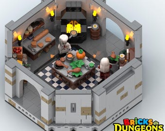 LEGO Castle The Kitchen Instructions (PDF), Zombies figurine, Bricks Dungeons and Adventures