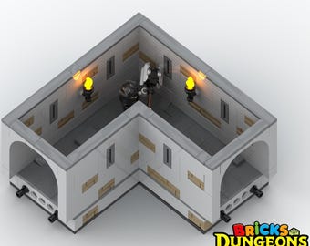 LEGO Castle Corridor Turn Without Doors Instructions (PDF), Skeleton Elite Warrior figurine, Bricks Dungeons and Adventures
