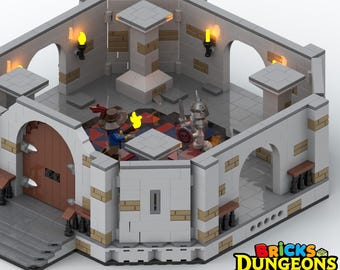 LEGO Castle Entrance Hall Instructions (PDF), Which Hunter vs Skeleton Warrior figurine, Bricks Dungeons and Adventures