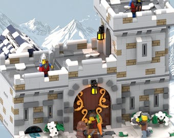LEGO Castle Winter Village Gates Building Instruction (PDF)