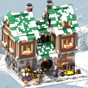 Lego® Bauanleitung Schloss Theme The Merchants Square Set 002 Winter Version (nur Anleitung und Ersatzteilliste)