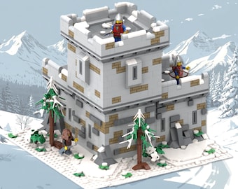 Castle Outer Wall Winter Version Building Instruction (PDF)