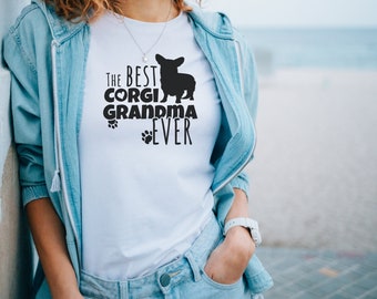 Corgi Grandma Shirt, Corgi lover shirt, Mother's day gift, Best Corgi Grandma, Easter gift, dog lover, dog grandma