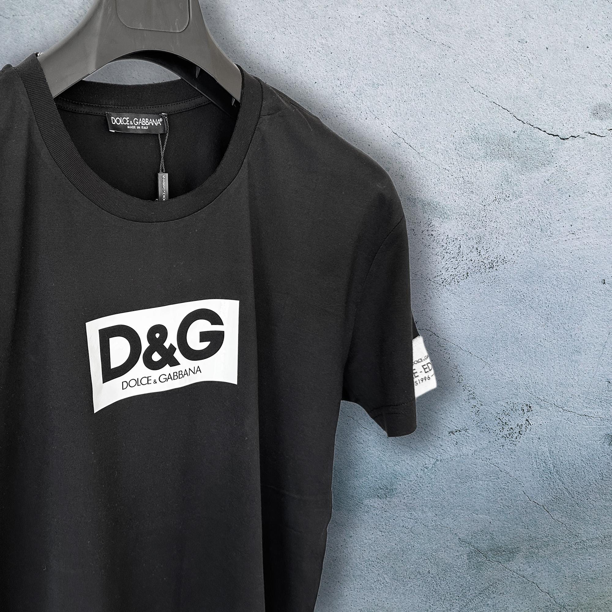 Dolce and Gabbana Mens Black T Shirt - Etsy
