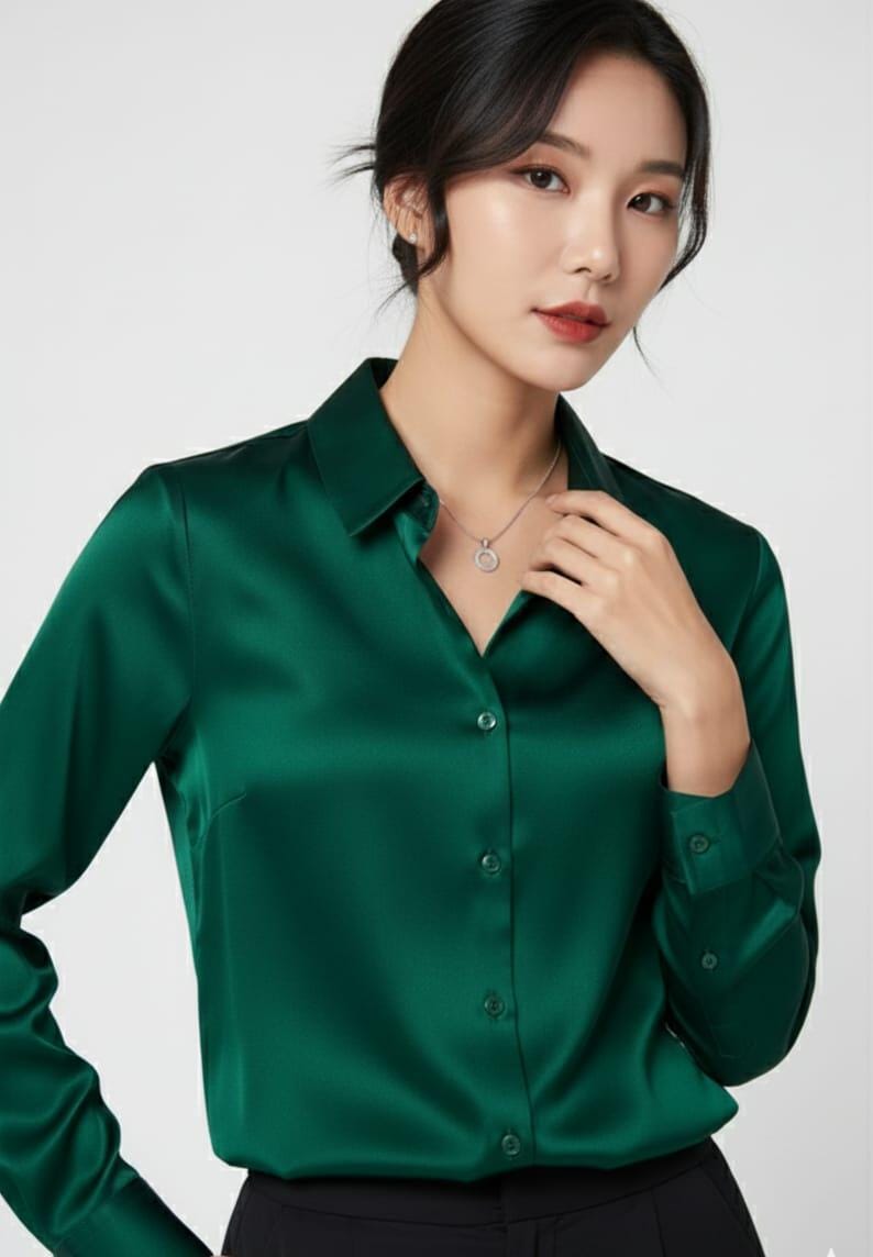 Blusa verde esmeralda España